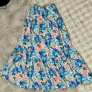 Abercrombie & Fitch Floral Maxi Skirt XXS